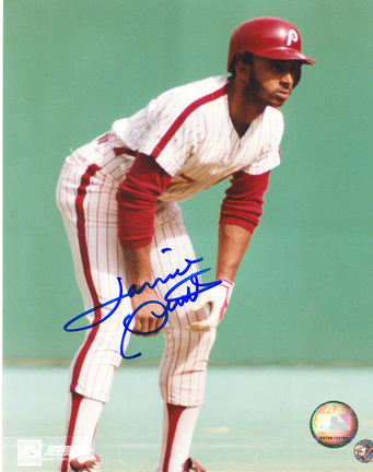 Lonnie Smith Autographed Philadelphia Phillies 8" x 10" Photograph (Unframed)