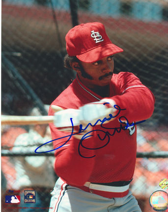 Lonnie Smith Autographed St. Louis Cardinals 8" x 10" Photograph (Unframed)