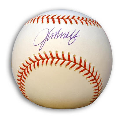 John Smoltz Autographed Major League Baseball