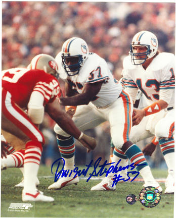 Dwight Stephenson Miami Dolphins Autographed 8" x 10" Photograph (Unframed)