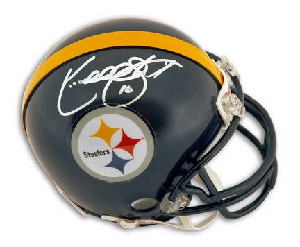 Kordell Stewart Autographed Pittsburgh Steelers Mini Football Helmet