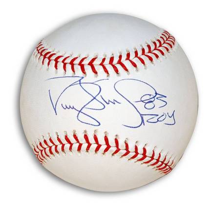 Darryl Strawberry Autographed MLB Baseball Inscribed "83 ROY"
