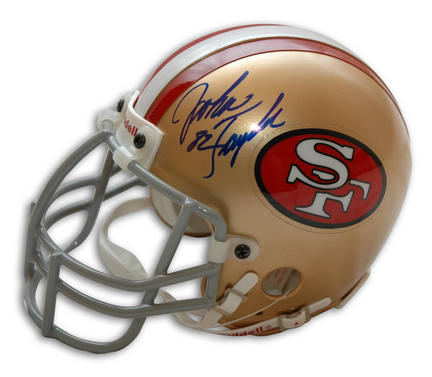 John Taylor San Francisco 49ers Autographed Authentic Mini Helmet