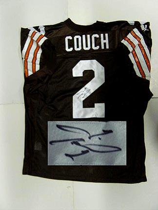 Cleveland Browns NFL Authentic Autographed Puma Jersey with Inaugural 1999 Patch 