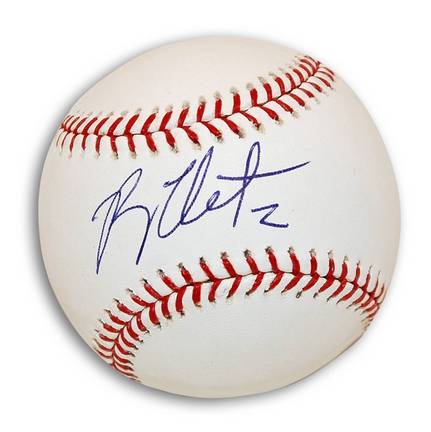 Ryan Theriot Autographed MLB Baseball