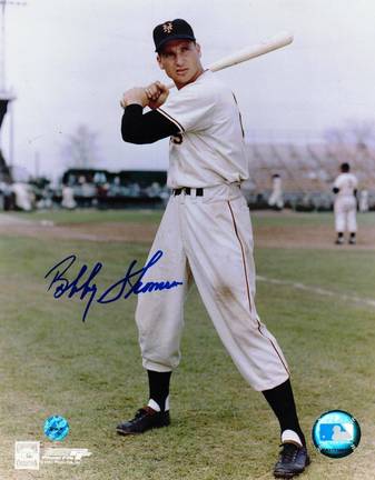 Bobby Thomson Autographed New York Giants (Baseball) 8" x 10" Photo