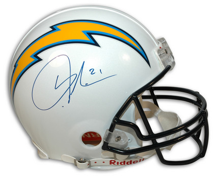 LaDainian Tomlinson Autographed San Diego Chargers Riddell Pro Line Full Size NFL Helmet