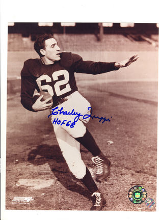 Charley Trippi Chicago Cardinals Autographed (Blue Pen) 8" x 10" Photograph Inscribed with "HOF 68" 
