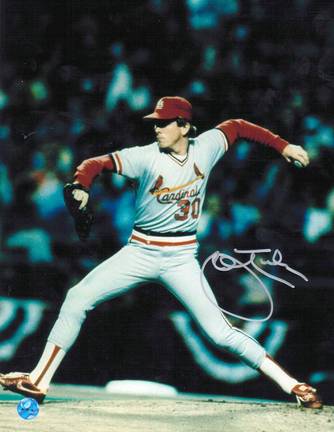 John Tudor Autographed St. Louis Cardinals 8" x 10" Photo