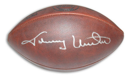 Johnny Unitas "Duke" Autographed NFL Football