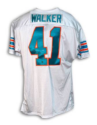 Fulton Walker Miami Dolphins Autographed Throwback Jersey