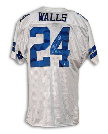 Everson Walls Autographed Dallas Cowboys White Throwback Jersey Inscribed "4X Pro Bowl"
