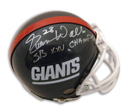 Everson Walls Autographed New York Giants Mini Helmet Inscribed "SB XXV Champs"