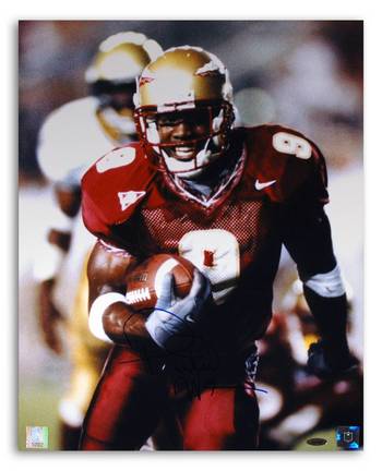 Peter Warrick Florida State Seminoles Autographed 16" x 20" Photograph (Unframed)