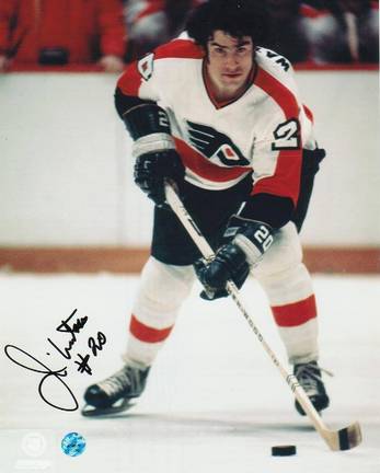 Jimmy Watson Philadelphia Flyers Autographed 8" x 10" Photograph (Unframed)