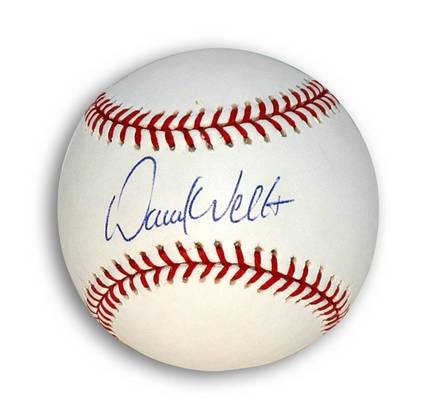 David Wells Autographed MLB Baseball
