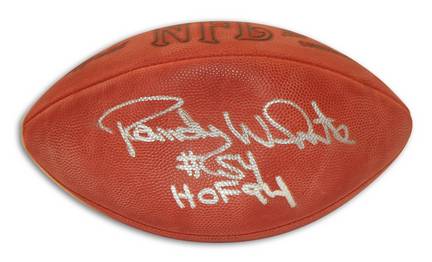 Randy White Autographed NFL Football Inscribed with "HOF 94"
