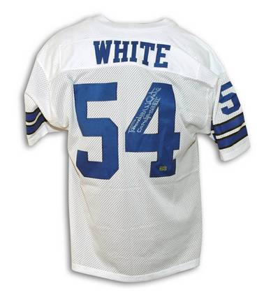 Randy White Autographed Dallas Cowboys White Throwback Jersey Inscribed "CO MVP SB XXI"
