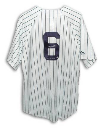 Roy White New York Yankees Autographed MLB Baseball Jersey Inscribed "77-78 WSC" (White / Navy Pinstripe)