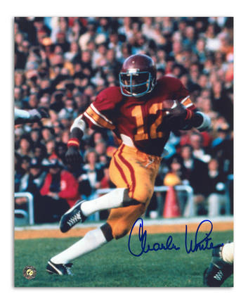 Charles White Autographed USC Trojans 8" x 10" Photograph (Unframed)