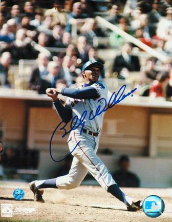 Billy Williams Autographed "Big Swing" Chicago Cubs 8" x 10" Photo