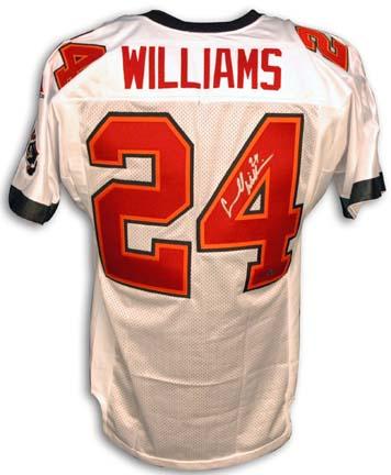 Carnell "Cadillac" Williams Tampa Bay Buccaneers Autographed Authentic Adidas NFL Football Jersey (White)