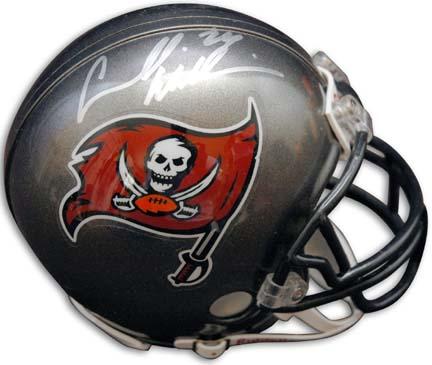 Carnell "Cadillac" Williams Autographed Tampa Bay Buccaneers Riddell Mini Helmet