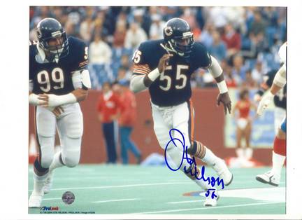 Otis Wilson Chicago Bears Autographed 8" x 10" Photograph (Unframed)