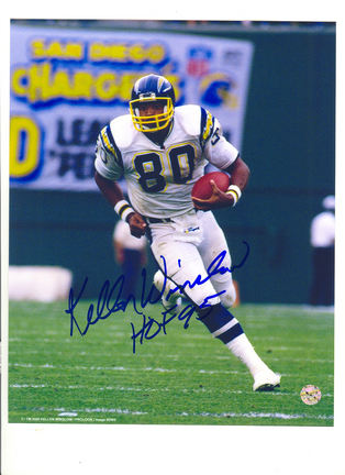 Kellen Winslow San Diego Chargers Autographed 8" x 10" Photograph Inscribed with "HOF 95" (Unframed)