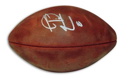 Vince Young Autographed NFL Football