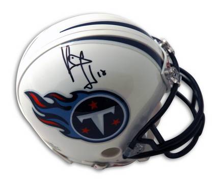 Vince Young Tennessee Titans Autographed Mini Helmet