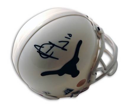 Vince Young Texas Longhorns Autographed Mini Helmet