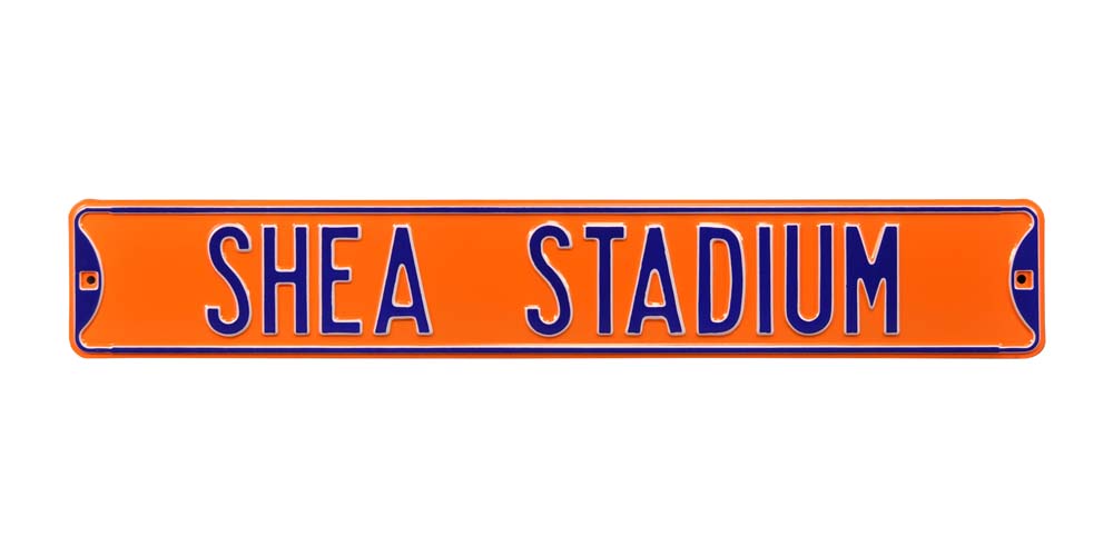 Steel Street Sign:  "SHEA STADIUM"