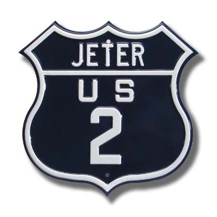 Steel Route Sign:  "JETER US 2"