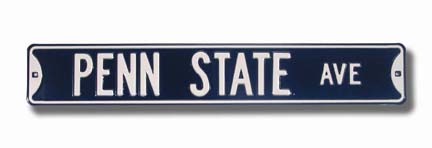Steel Street Sign: "PENN STATE AVE"