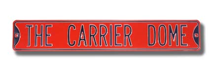 Steel Street Sign: "THE CARRIER DOME"