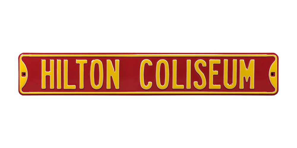 Steel Street Sign:  "HILTON DRIVE"