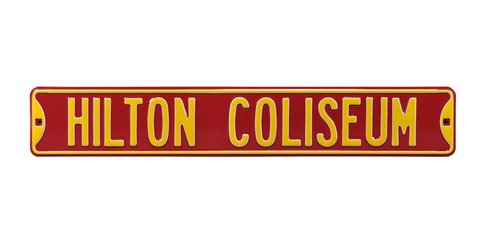 Steel Street Sign:  "HILTON DRIVE"