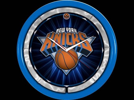 New York Knicks Plasma Neon Clock