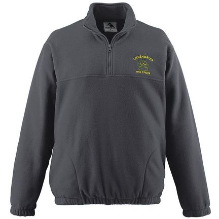Chill Fleece Half-Zip Pullover Jacket from Augusta Sportswear (3X-Large)