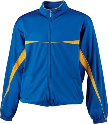 Youth Two-Color Brushed Tricot Jacket from Augusta Sportswear