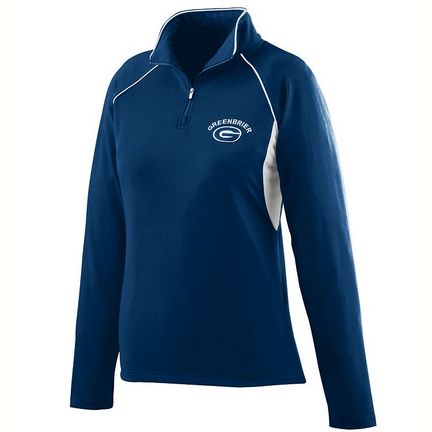 Ladies Poly/Spandex Half-Zip Pullover Jacket from Augusta Sportswear