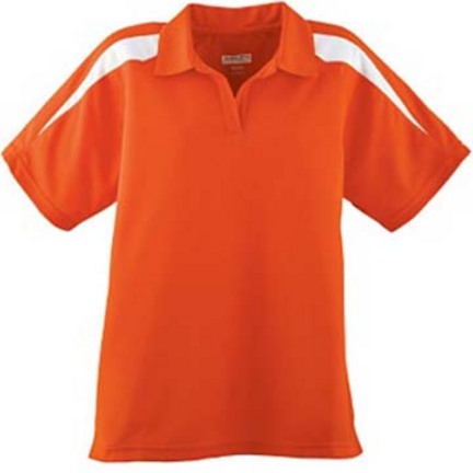 Ladies Wicking Textured Color Block Sport Shirt (3X-Large) from Augusta Sportswear