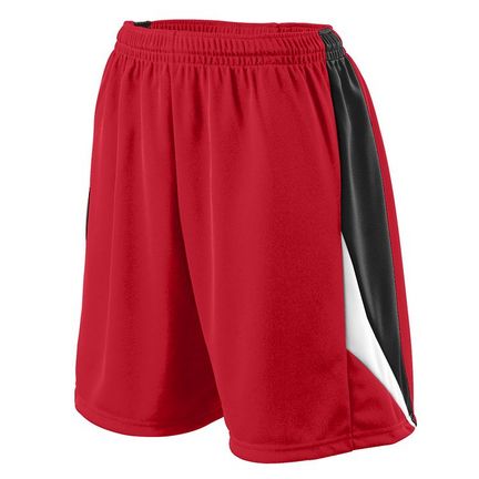 Girls Wicking Duo Knit Attack Shorts from Augusta Sportswear