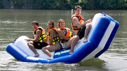 Sky Totter Inflatable 6 Person Water Teeter Totter