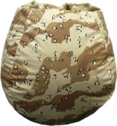 Desert Storm Camouflage Bean Bag Chair