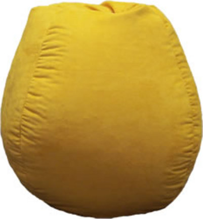 Canary Faux Suede Bean Bag Chair