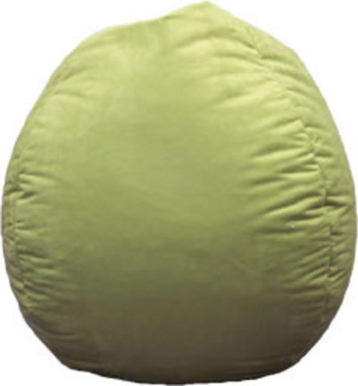 Lime Faux Suede Bean Bag Chair