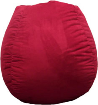 Lipstick Merlot Faux Suede Bean Bag Chair