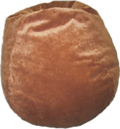 Cocoa Faux Suede Bean Bag Chair
